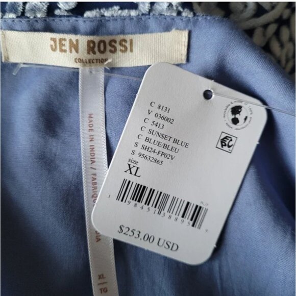 Free People Jen Rossi Lapis Mini Velvet Dress size XL - Picture 6 of 8